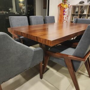 Comedor Rotella en parota para 8 personas