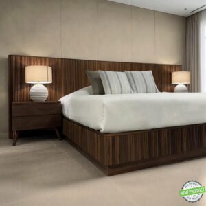 Recamara Victoria en parota King Size