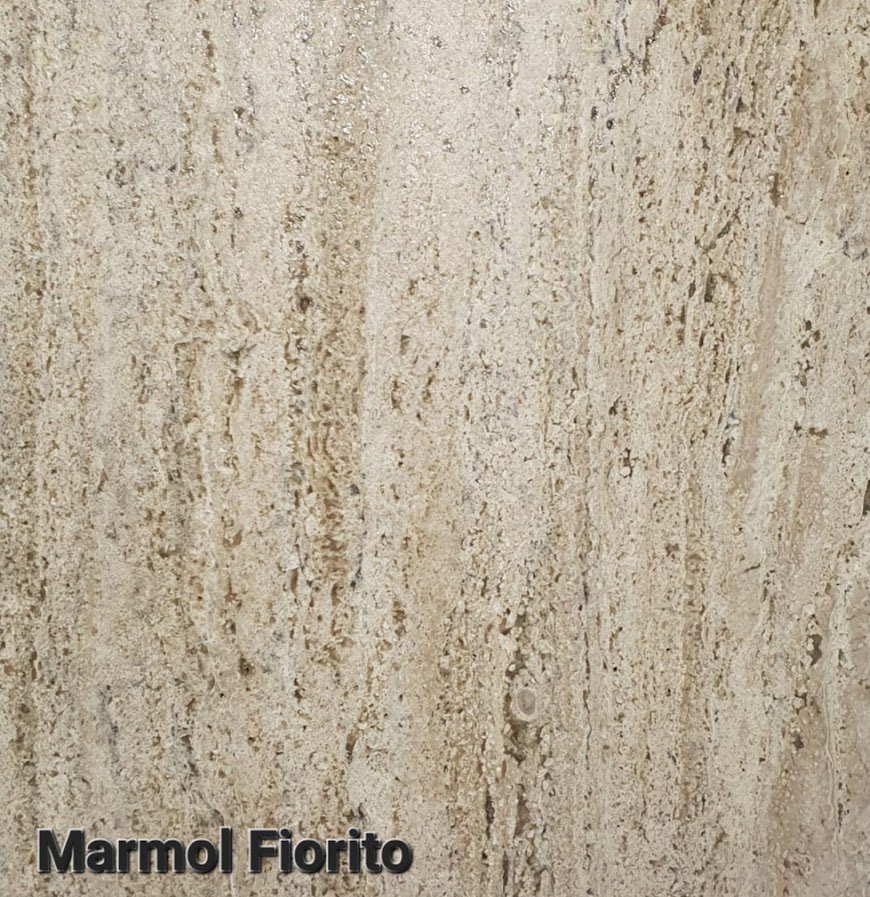 Comedor redondo GALES en mármol beige para 6 personas 150cm - Image 2
